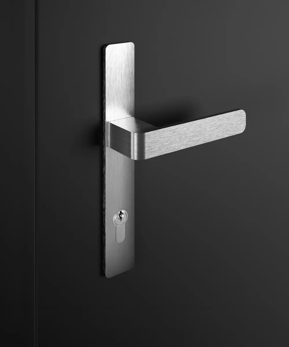 Dveřní klika H6 (stříbrná)